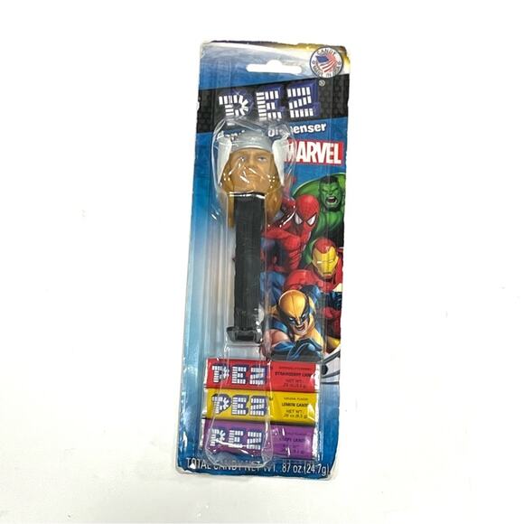 2013 MARVEL THOR PEZ Candy Dispenser OLD STOCK  NEW IN PKG  U.S.A. - Picture 1 of 8